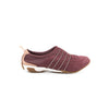 Slip On Energize In Merlot Red Nubuck