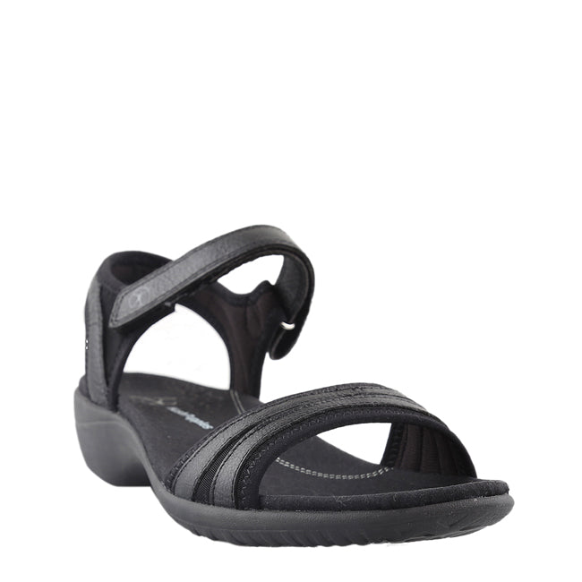 Hush Puppies Sandal Strapback Wanita Athos In Black