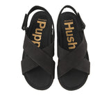 Mylah Slingback In Bold Black Nubuck