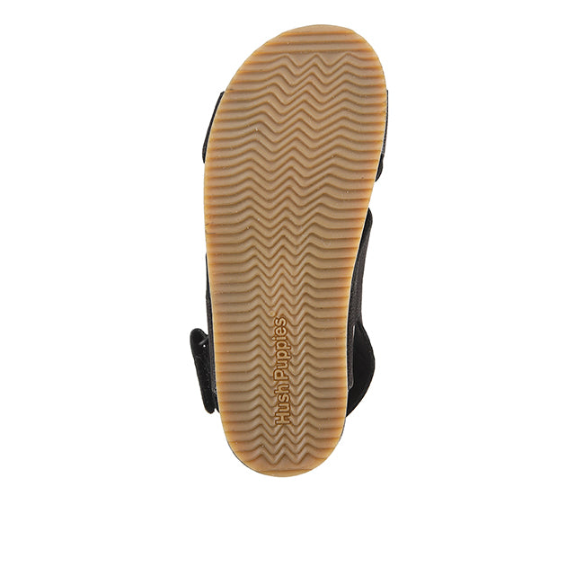Mylah Slingback In Bold Black Nubuck