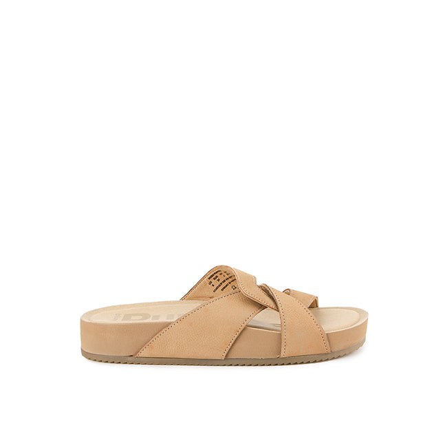 Mylah Twist Slide In Soft Tan Nubuck