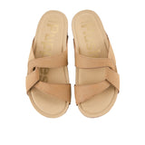 Mylah Twist Slide In Soft Tan Nubuck