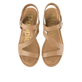 Sling Back Willow Slingback In Tan Leather