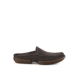 Slide Dymond Mules In Dark Grey