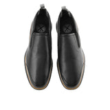 Advance Wthr Slipon In Bold Black Leather