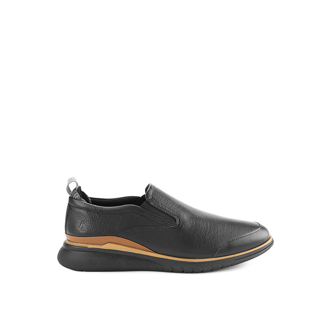 Advance Wthr Slipon In Bold Black Leather