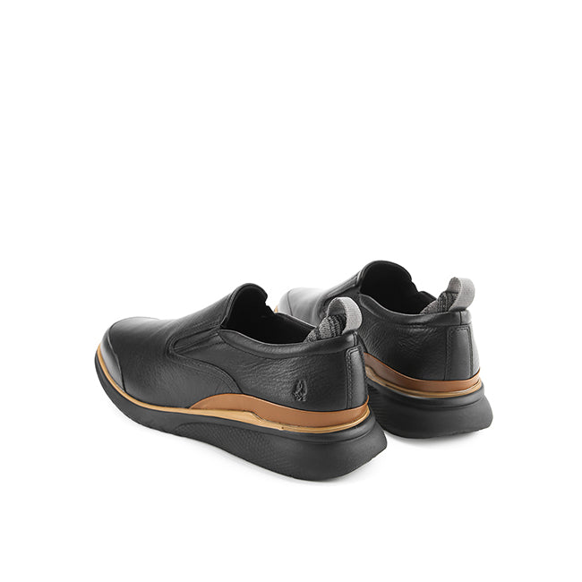 Advance Wthr Slipon In Bold Black Leather
