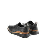 Advance Wthr Slipon In Bold Black Leather