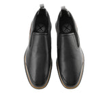 Advance Wthr Slipon In Bold Black Leather