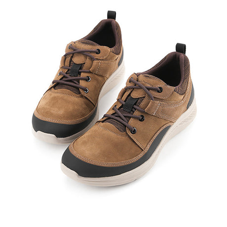 Elevate Wthr Sneaker In Caramel Tan Nubuck