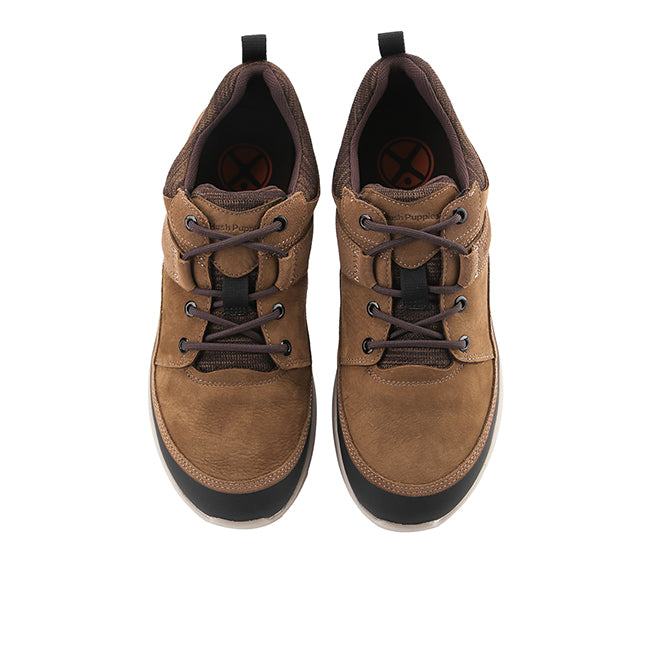 Elevate Wthr Sneaker In Caramel Tan Nubuck
