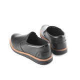 Slip On Jenson Slip In Bold Black Leather