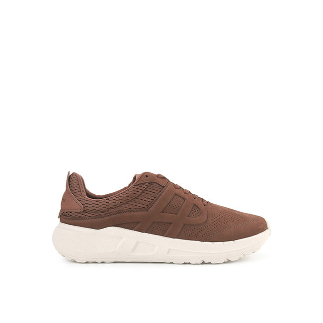 Seventy8 Lthr Runner In Cognac Nubuck