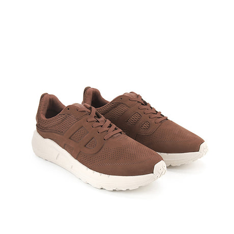 Seventy8 Lthr Runner In Cognac Nubuck