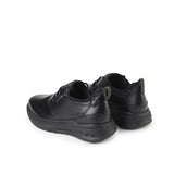 Excel Lace Up In Bold Black Leather