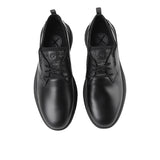 Excel Lace Up In Bold Black Leather