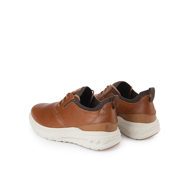 Excel Lace Up In Cognac Leather