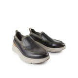 Excel Loafer In Dark Olive Leather