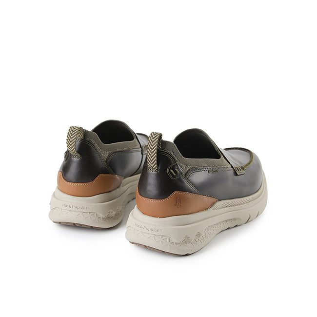 Excel Loafer In Dark Olive Leather