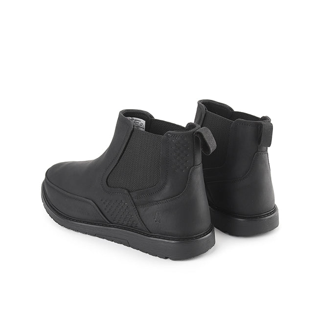 Jenson Gore Boot In Bold Black Leather
