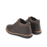 Jenson Lace Boot In Dark Brown Leather
