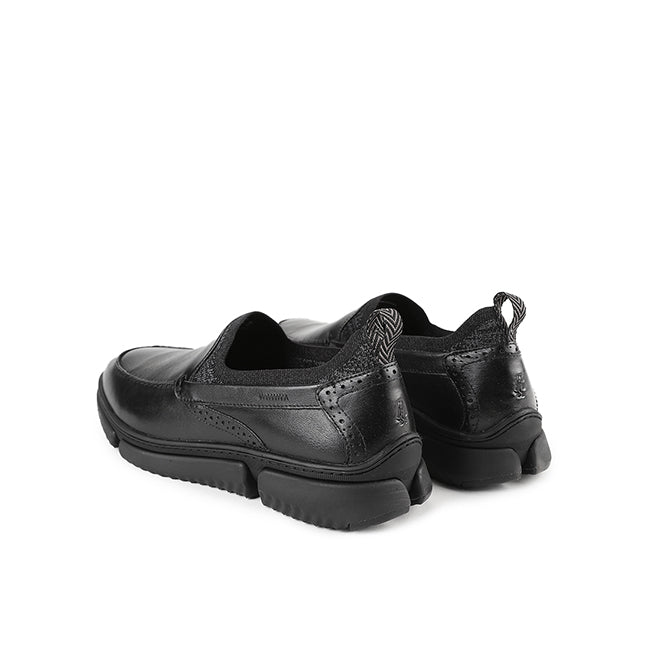 Bennet Slipon In Bold Black Leather
