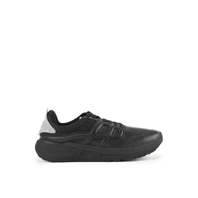 Sneakers Seventy8 Lthr Runner In Bold Black Leather