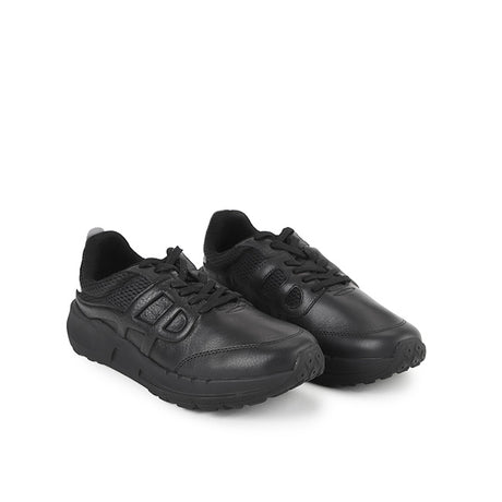 Sneakers Seventy8 Lthr Runner In Bold Black Leather
