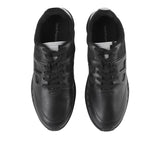Sneakers Seventy8 Lthr Runner In Bold Black Leather