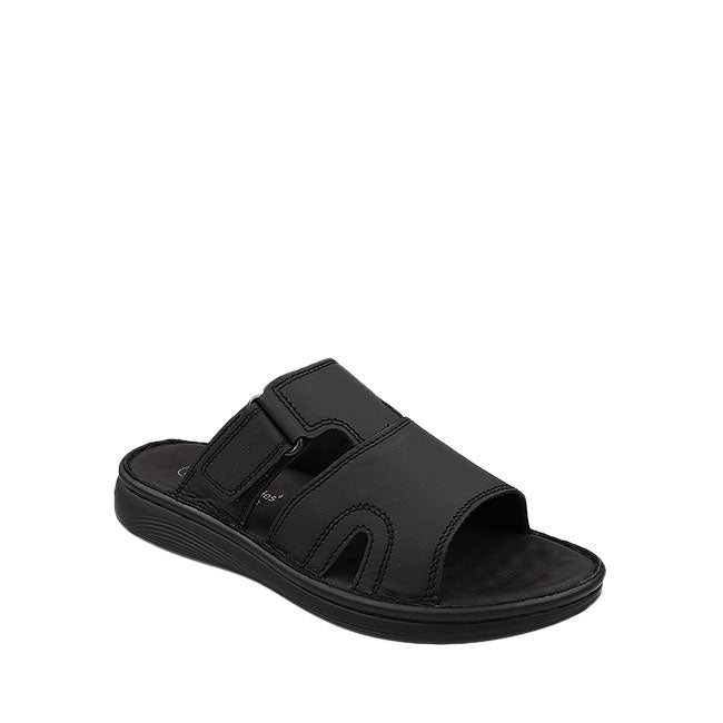 Hush Puppies Sandal Slide Pria Delphi - Slide In Black