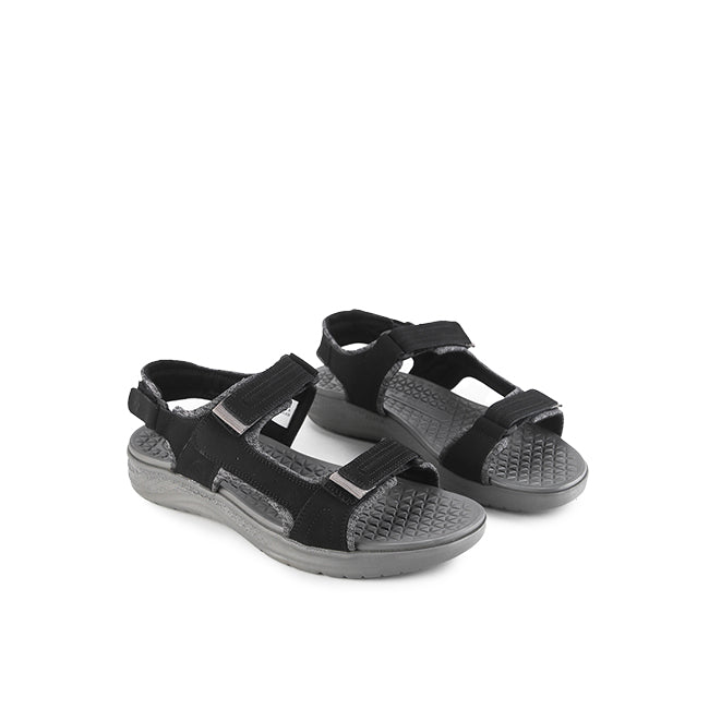 Activate Sandal In Bold Black