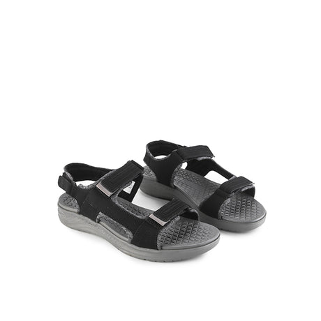 Activate Sandal In Bold Black