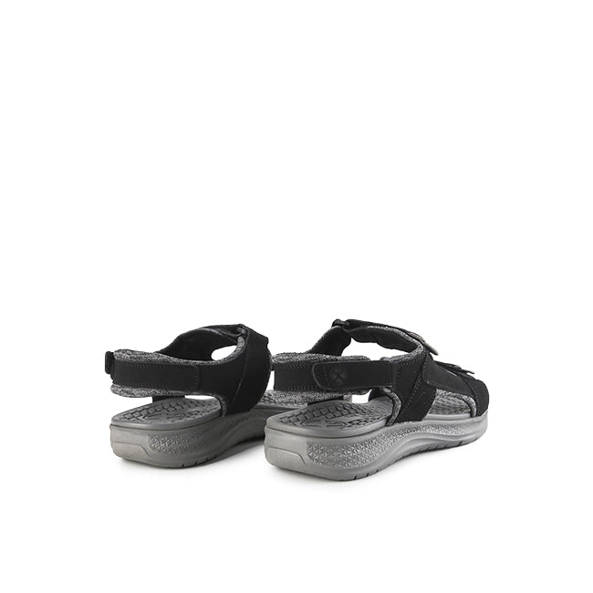 Activate Sandal In Bold Black