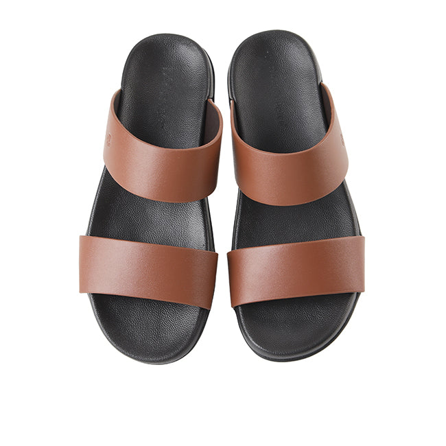 Hush Puppies Men Sandals Keith 2-Straps In Tan