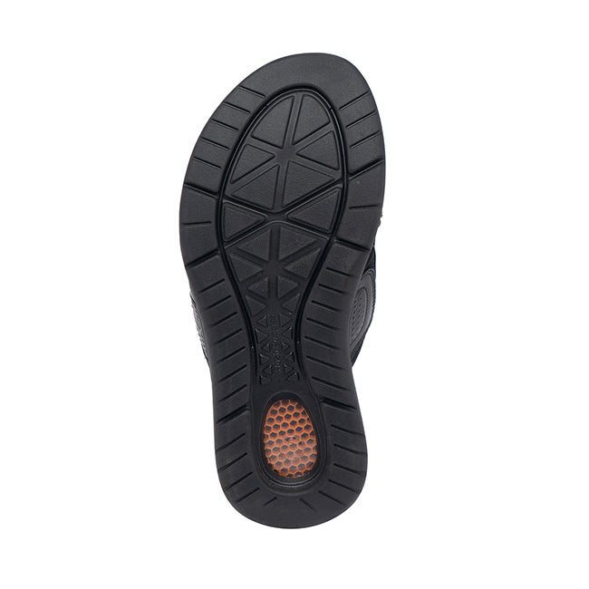 Activate Band Slide In Bold Black Leather