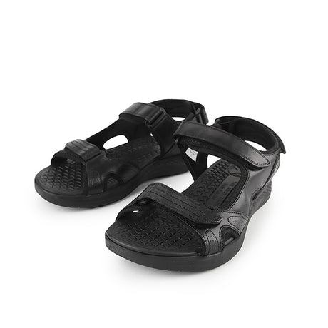 Activate Qtr Strap In Bold Black Leather