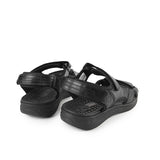 Activate Qtr Strap In Bold Black Leather