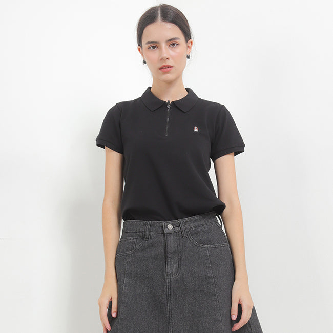 Hush Puppies Pakaian Wanita Derary Polo In Black