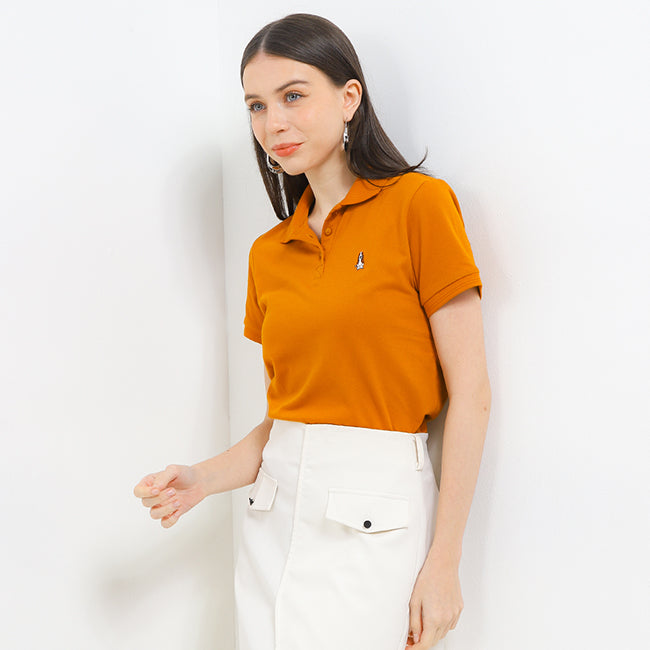 Hush Puppies Pakaian Wanita Bsc Farrona Polo In Camel