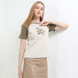 T Shirt Wh Foreia In Beige