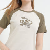 T Shirt Wh Foreia In Beige