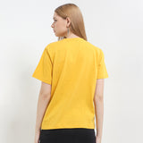 T Shirt Notizia In Mustard