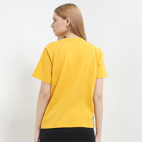 T Shirt Notizia In Mustard