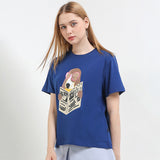 T Shirt Notizia In Navy