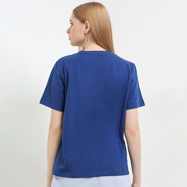 T Shirt Notizia In Navy