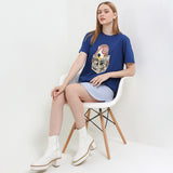 T Shirt Notizia In Navy