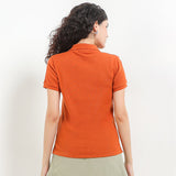 Ferainy Polo In Terracota