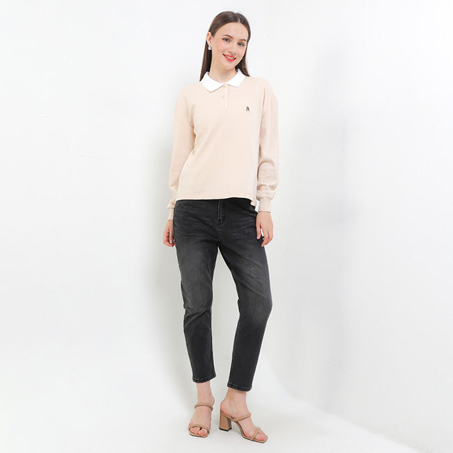 Hush Puppies Women Fistella Polo In Beige