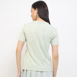 T-Shirt Pawpow In Sage