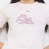 T-Shirt Cluppy In Light Pink